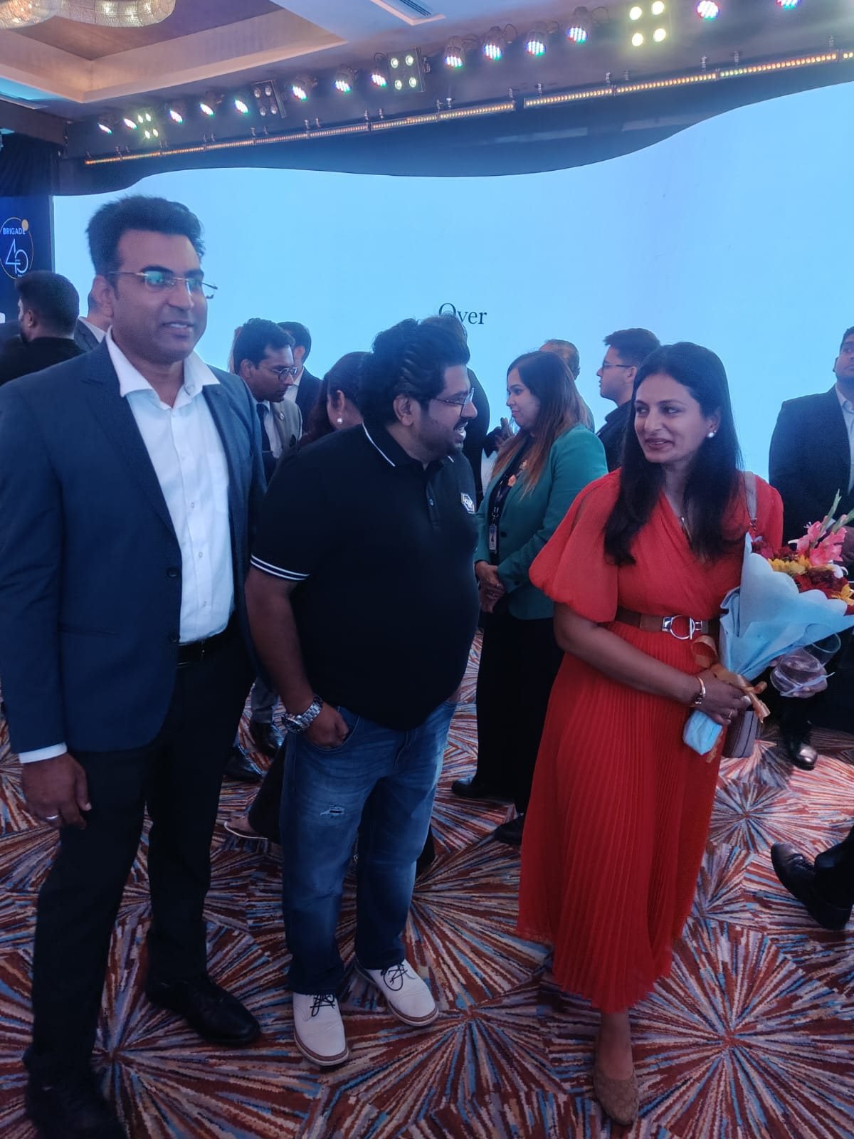 Falcon Properties owners in conversation with Pavitra Shankar at the Brigade 40 Years celebration