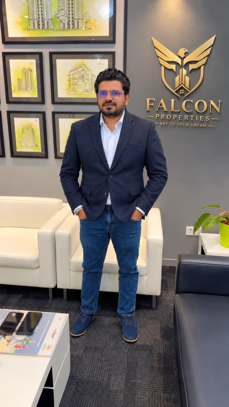 Nasir Khan, Founder of Falcon Properties, Bangalore real estate agency