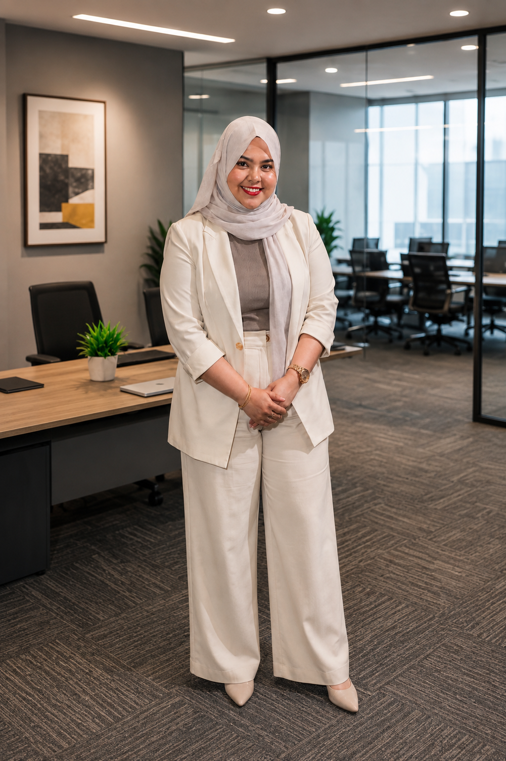 Nida Fathima, Corporate Operations Head at Falcon Properties, Bangalore real estate agency